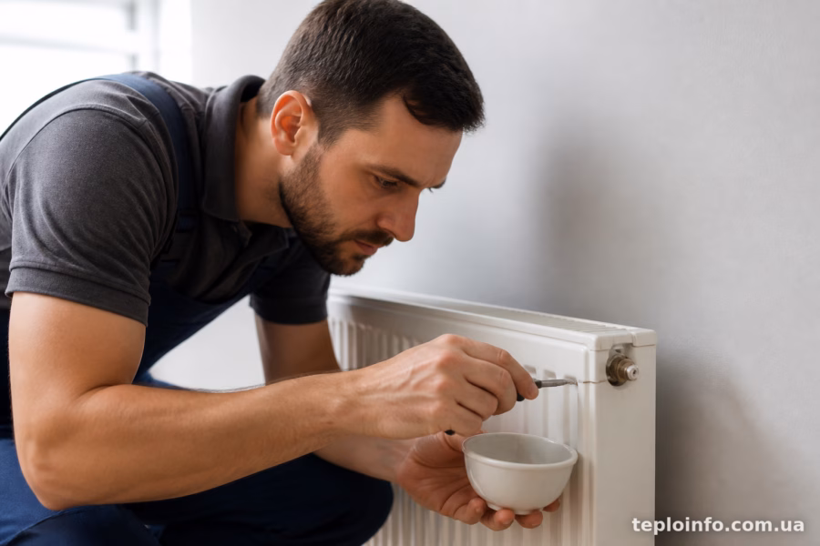 Способи видалити повітря з системи